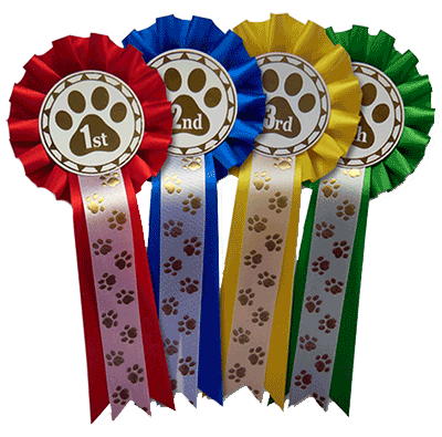 Singleton Dog Show Rosettes