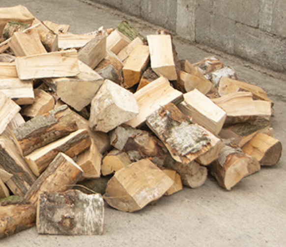 half cubic metre of logs